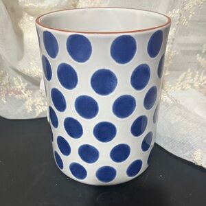 Portugal ceramic blue and white canister